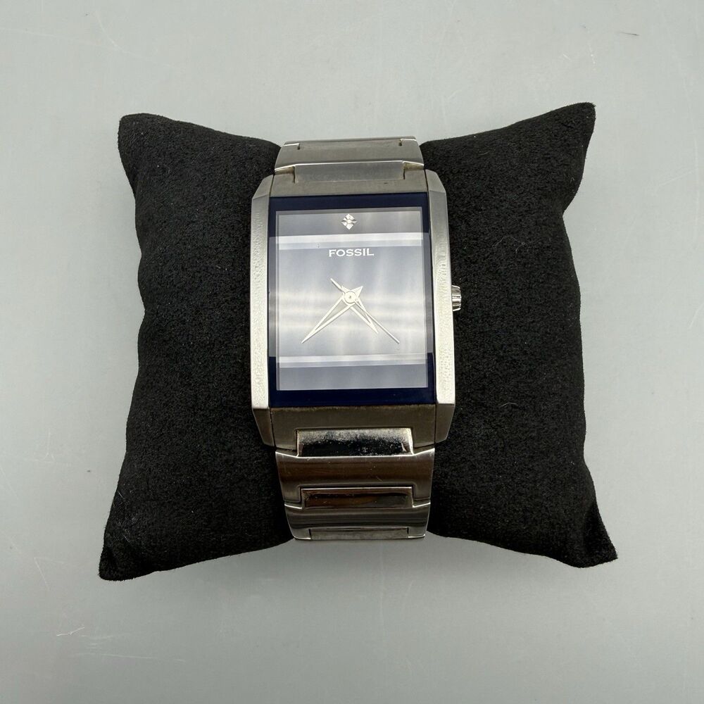 Fossil Arkitekt 4304 Midnight Blue Men's Watch - Stainless Steel Needs Battery